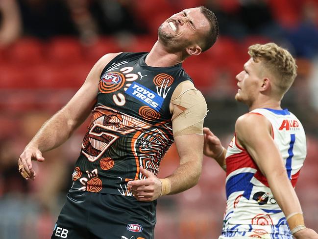 Briggs might have the goal-kicking yips, but he’s back to his best in all other facets of his game. Picture: Cameron Spencer/Getty Images