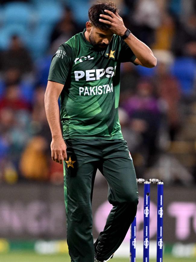 Pakistan bowler Haris Rauf returned to where his national career began. Picture: William WEST / AFP