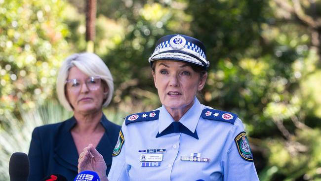 Police Commissioner Karen Webb informed Minister Catley. Picture: NewsWire / Gaye Gerard