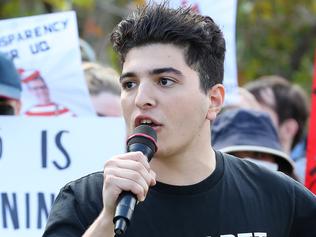 Death threat shock for uni protester