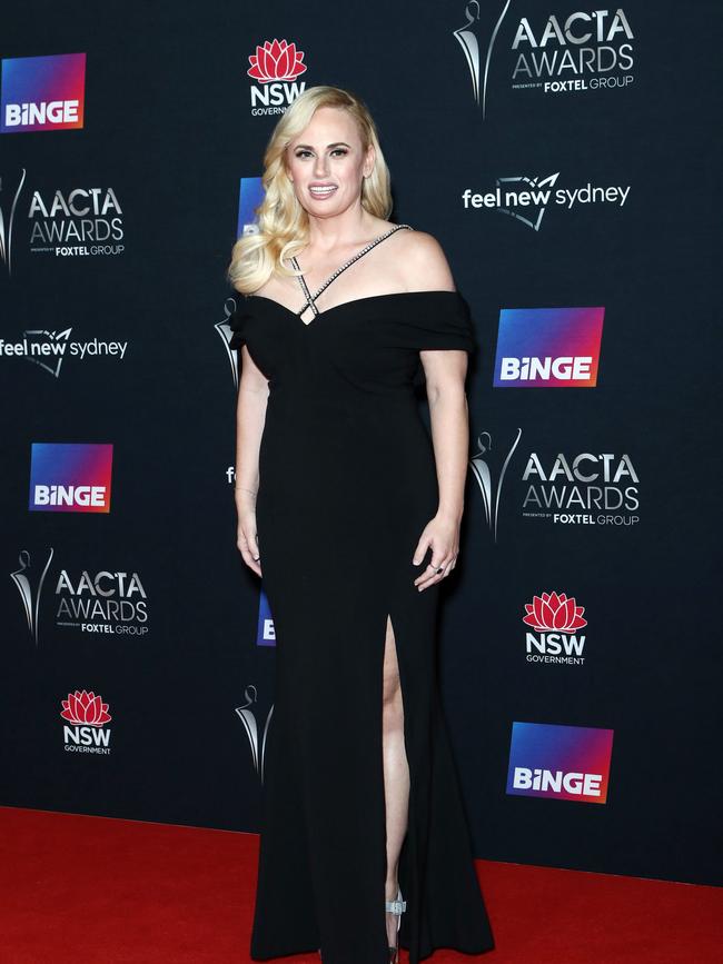 Rebel Wilson at the AACTAs. Picture: Matrix