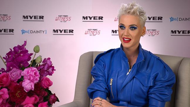 Katy Perry chats With Kathy McCabe in Sydney