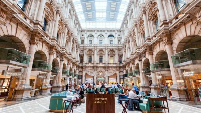 Fortnum & Mason at the Royal Exchange, London.