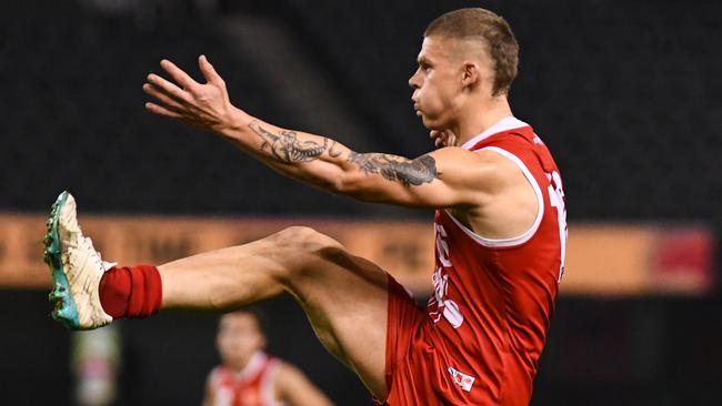 Tynan Smith in action for Northern Bullants. Picture: Nathan McNeill