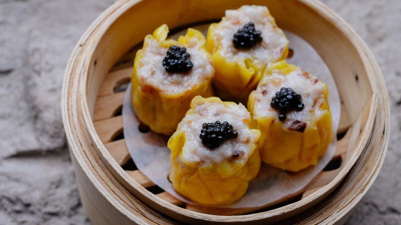 Prawn and XO siu mai.