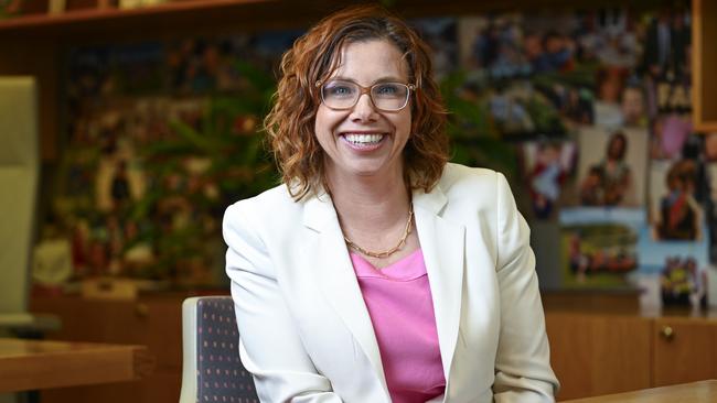 Amanda Rishworth at Parliament House in Canberra. The Employment and Workplace Relations Minister says ‘we all need to be working on the productivity agenda’. Picture: Martin Ollman/NewsWire