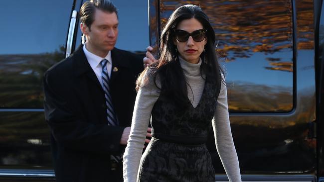 Hillary Clinton aide Huma Abedin is back by the Democratic presidential candidate’s side. Picture: Justin Sullivan/Getty Images/AFP