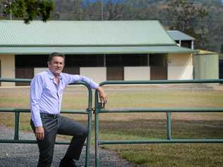 NEW PLAN NEEDED: Allan Murnane was one of the people behind quarter horse racing at Bolier Park at Imbil. A detailed plan for a facility such as Mr Perrett has suggested, drawn up at the instigation of horse enthusiast and former Gympie Show president Lars Hedberg, was shelved after it was eclipsed by the ill-fated quarter horse racing centre. Picture: Craig Warhurst