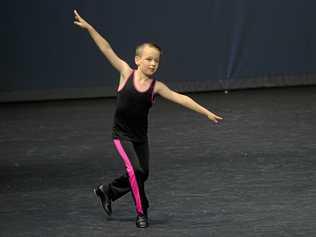 Zayde Martin in Section 76 - Tap improvisation under 10 years (Time Rule trophy). Picture: Jann Houley