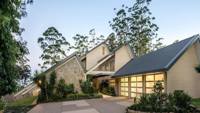 John Longhurst’s home on Tamborine Mountain.