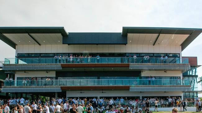 Chief Minister Michael Gunner is considering taking legal action, in the wake of the ICAC report into the $12 million Darwin Turf Club grandstand. Picture: GLENN CAMPBELL