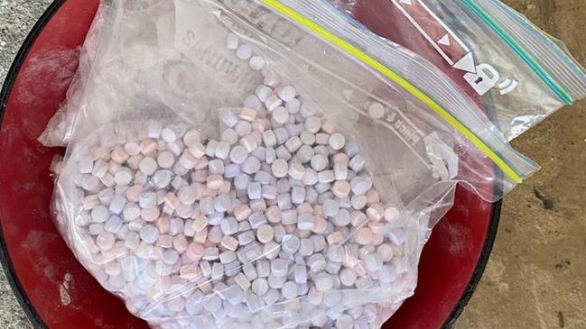 MDMA tablets seized during the police raids. Picture: SA Police