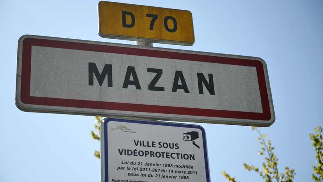 Mazan in southern France. Picture: Christophe Simon/AFP