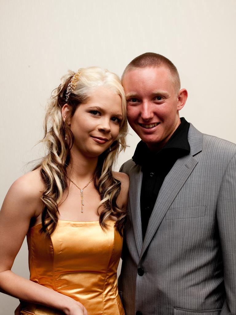 Rachel Gerdes and Cameron Dickson at the 2009 Taminmin College formal at the Crown Hotel. Picture: NT NEWS