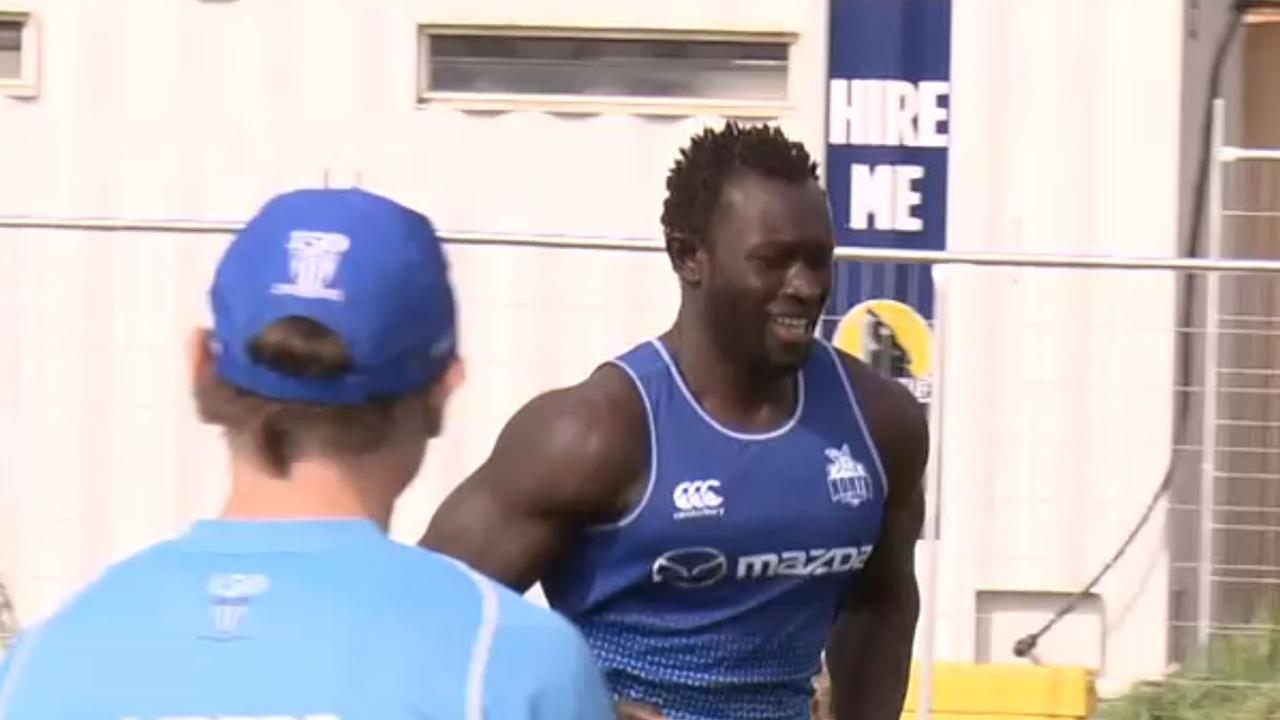 Majak Daw returned to North Melbourne training today. 