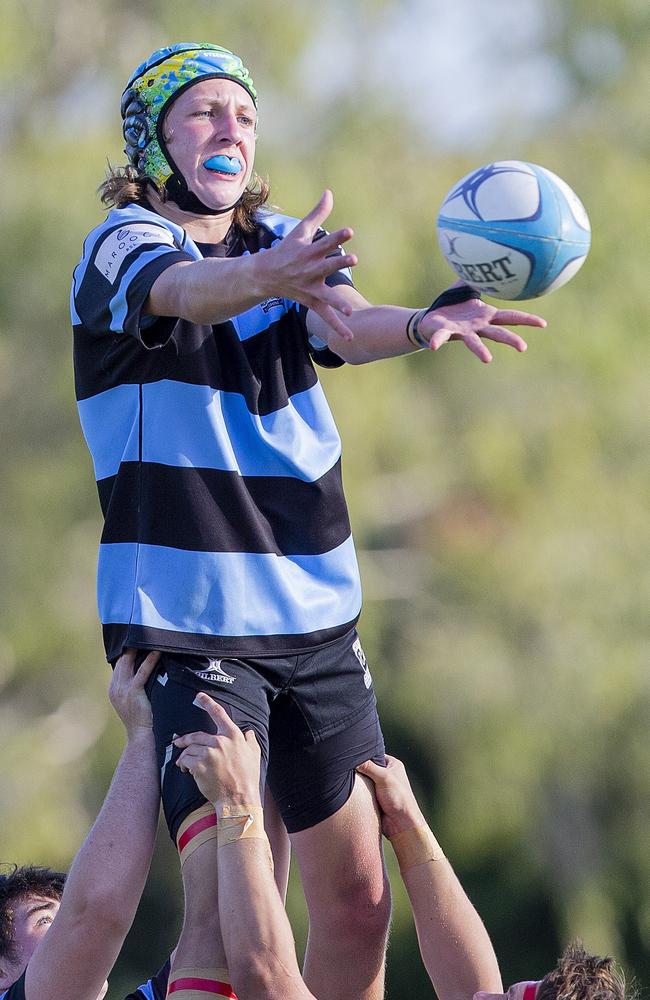 Maroochydore Swans player Patrick Edwards was in top form for his side at the 2022 King of the Country tournament. Picture: Jerad Williams