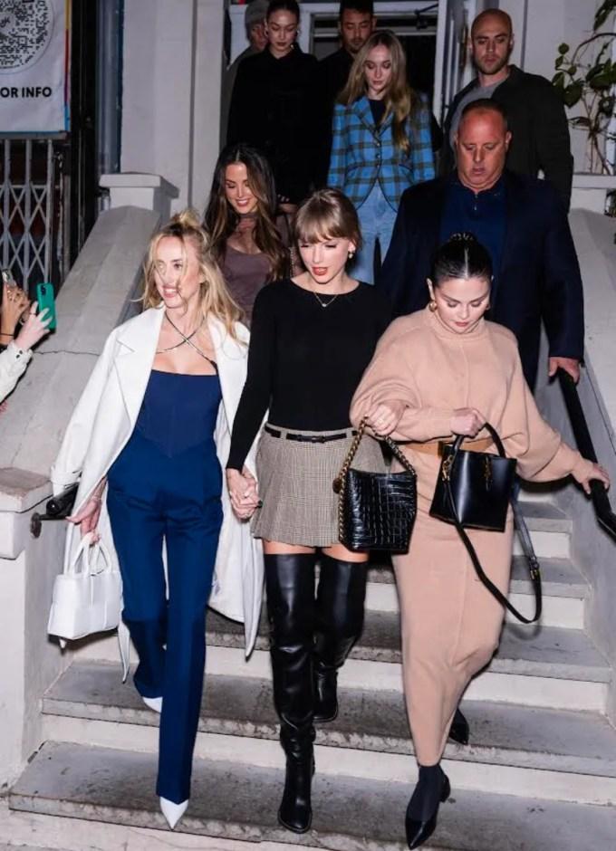 Taylor Swift and Gigi Hadid Have a Rare Girls' Night Out in Coordinating  Black-and-White Outfits