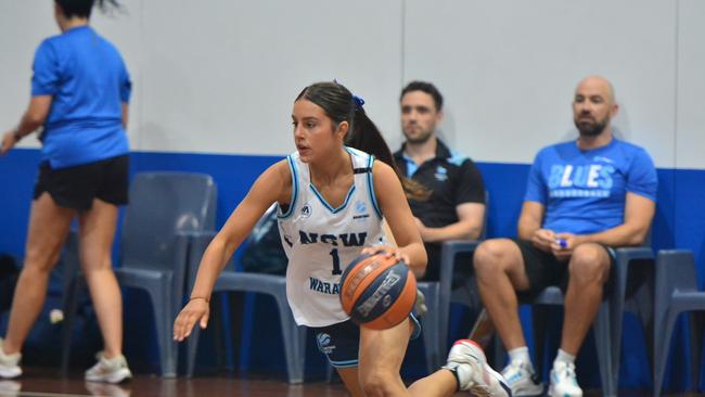 Action from Day 3 at the 2025 Australian Country Junior Basketball Cup. Picture: Tony Long