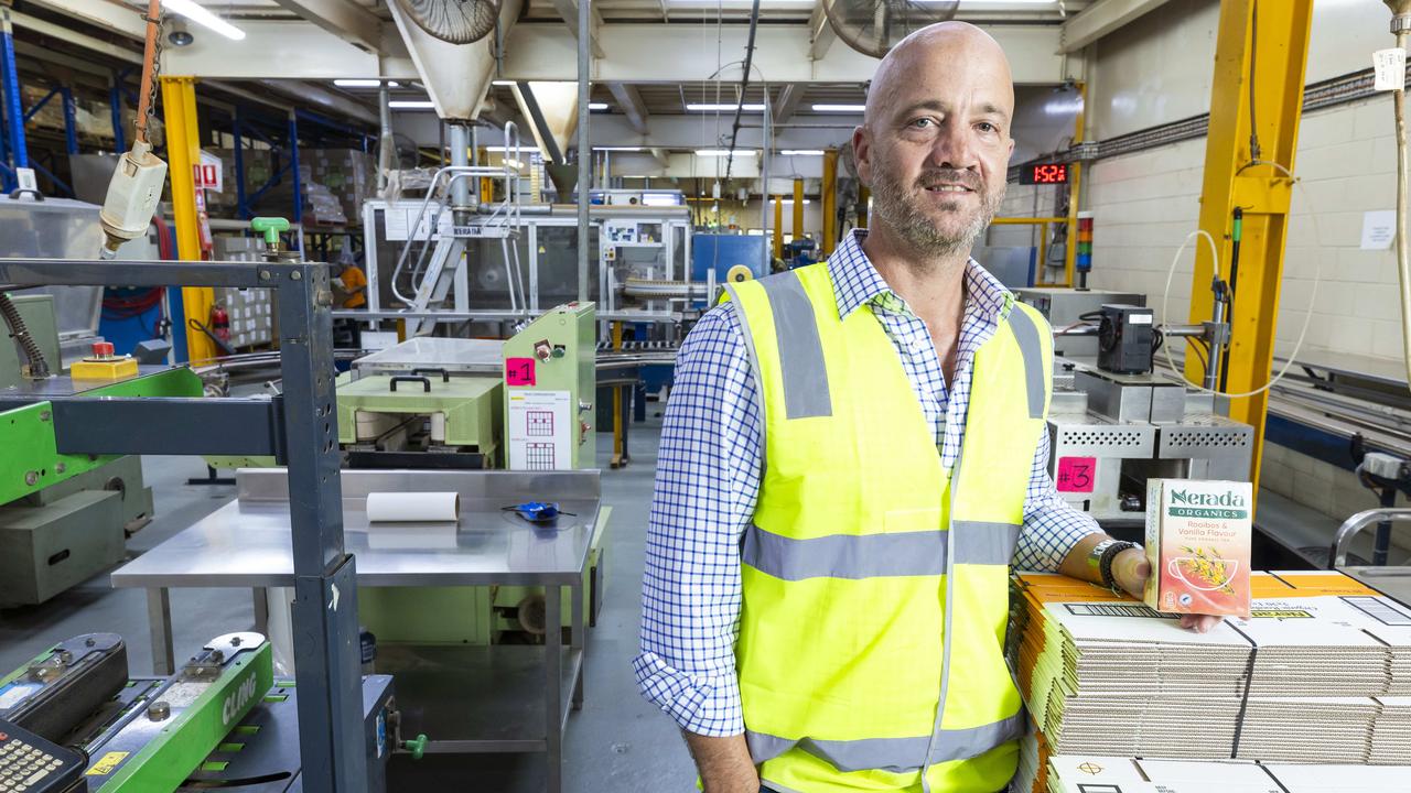 Nerada CEO Stewart Le Bon at Nerada production and distribution centre in Acacia Ridge.