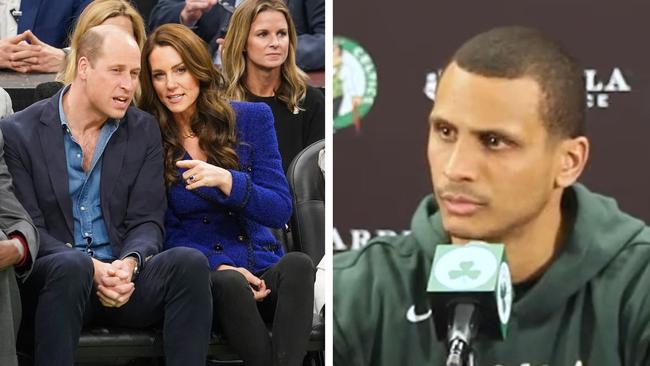 Kate and Will were not on the Celtics coach's radar. Photo: Getty Images and Twitter