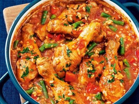 Slow cooker paprika chicken.