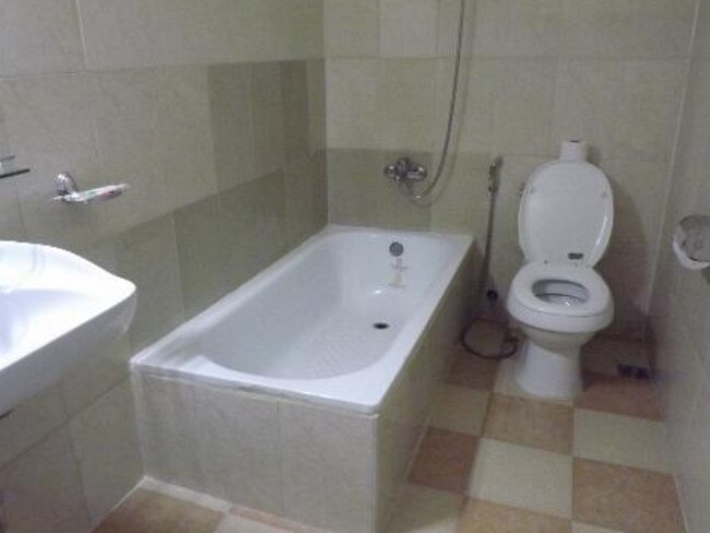 Workers at the Tonle Sap Guest House found Allen’s body in the bathroom after noticing a foul smell on December 1. Picture: Tonle Sap