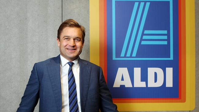 12/05/2017: Aldi CEO Tom Daunt at one of their stores in Waterloo on Friday. Hollie Adams/The Australian