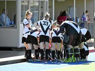 TIGHT-KNIT: The Wests' A-Grade women's side eyeing a fourth consecutive grand final victory at the Ipswich Hockey Complex on Saturday afternoon. Picture: Cordell Richardson