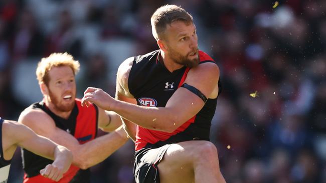 Jake Stringer was a shining light for Essendon. Pic: Michael Klein