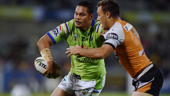 Joey Leilua has had a superb start to the year for the Raiders.