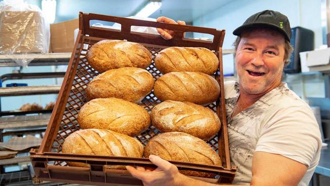 K'Pane Artisan Bakery, owner Bret Knight. Picture: Trevor Veale