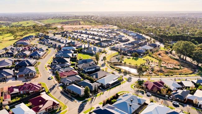 Springwood housing development in Gawler East. Supplied by Wel. Co