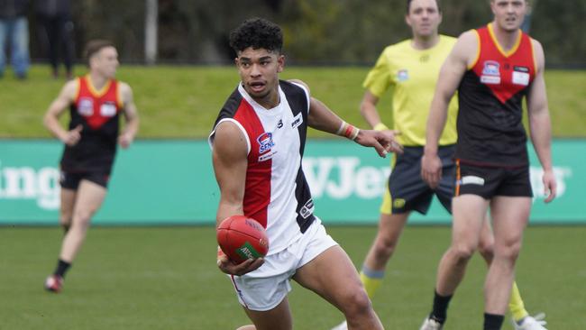 Tyrell Lafituanai has signed with Melton South from St Kilda City. Picture: Valeriu Campan