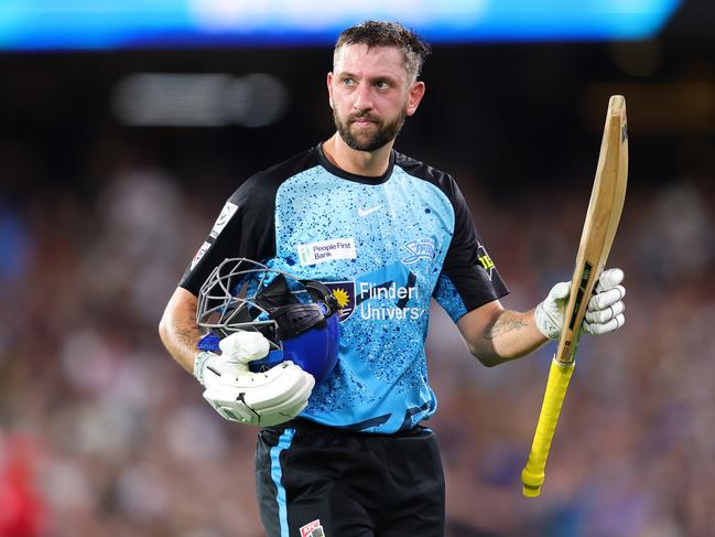 Renegades coach Cameron White questioned why a batter like Matt Short would want to ditch Adelaide Oval to bat at Marvel Stadium. Picture: Sarah Reed/Getty Images