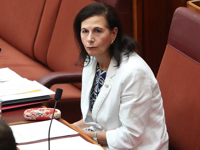 Senator Concetta Fierravanti-Wells in the senate chamber. Picture: Kym Smith