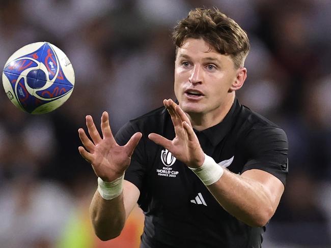 Beauden Barrett in action for the All Blacks during the Rugby World Cup. Next up is Ireland in the quarter-finals. Picture: David Rogers/Getty Images