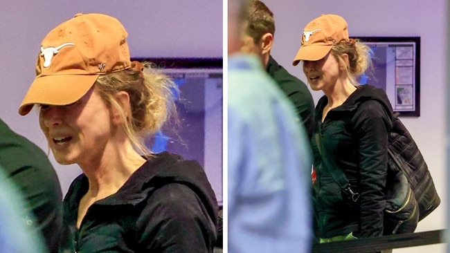 Renee Zellweger arrives in Sydney.