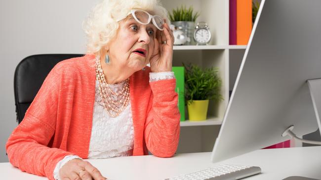 This is Trish, lost in the world of comment moderation. Picture: istock