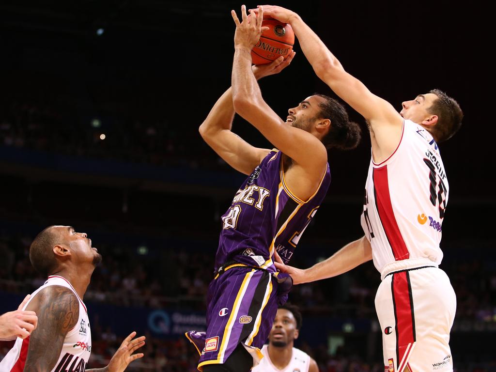 Xavier Cooks enjoys playing against the Illawarra Hawks. Photo: Jason McCawley/Getty Images.