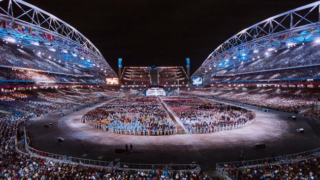 The opening ceremony of the 2000 Olympic Games in Sydney. Picture: Getty Images