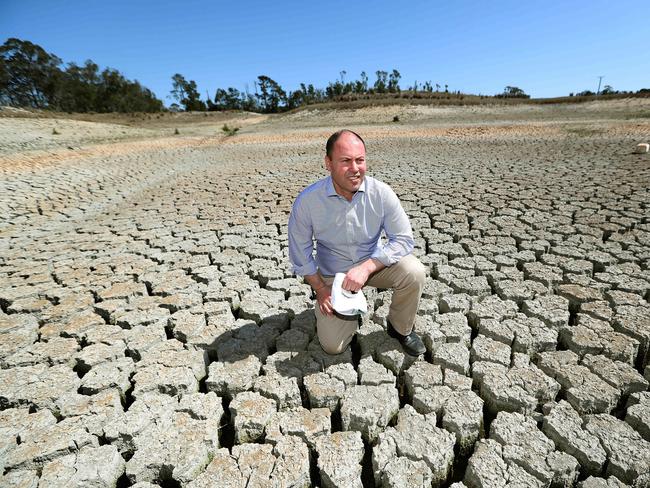 Treasurer Josh Frydenberg toured some of the worst affected areas in NSW and Queensland. Picture Kym Smith