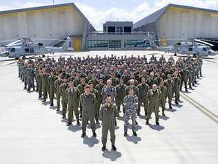 AT EASE IN COFFS: The Royal Australian Navy's 725 Squadron will on Wednesday march on Coffs Harbour from the Jetty Strip to the foreshores. Picture: POIS Justin Brown