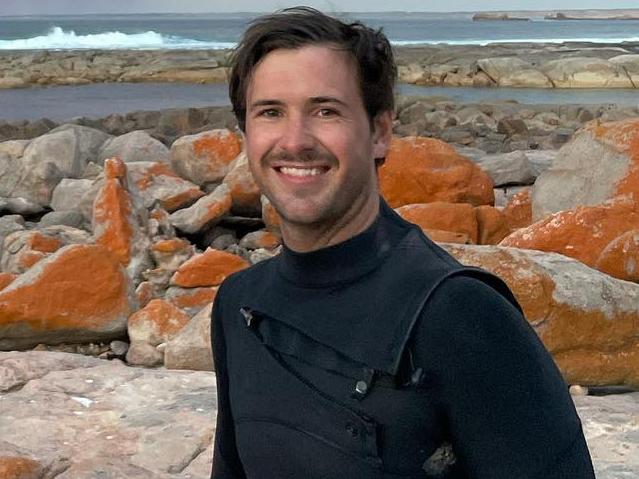 , Lance Appleby, 28, who is believed to have been fatally attacked by a shark on Thursday evening while surfing near Granites beach, south of Streaky bay on the Eyre peninsula. Picture: Facebook