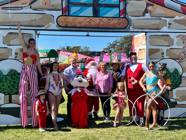 Blacktown City mayor Brad Bunting at the festival's grand opening. Picture: Tileah Dobson