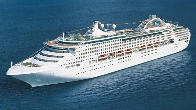 The Sun Princess, which was built in 1995, is operated by Princess Cruises, which is owned by Carnival.