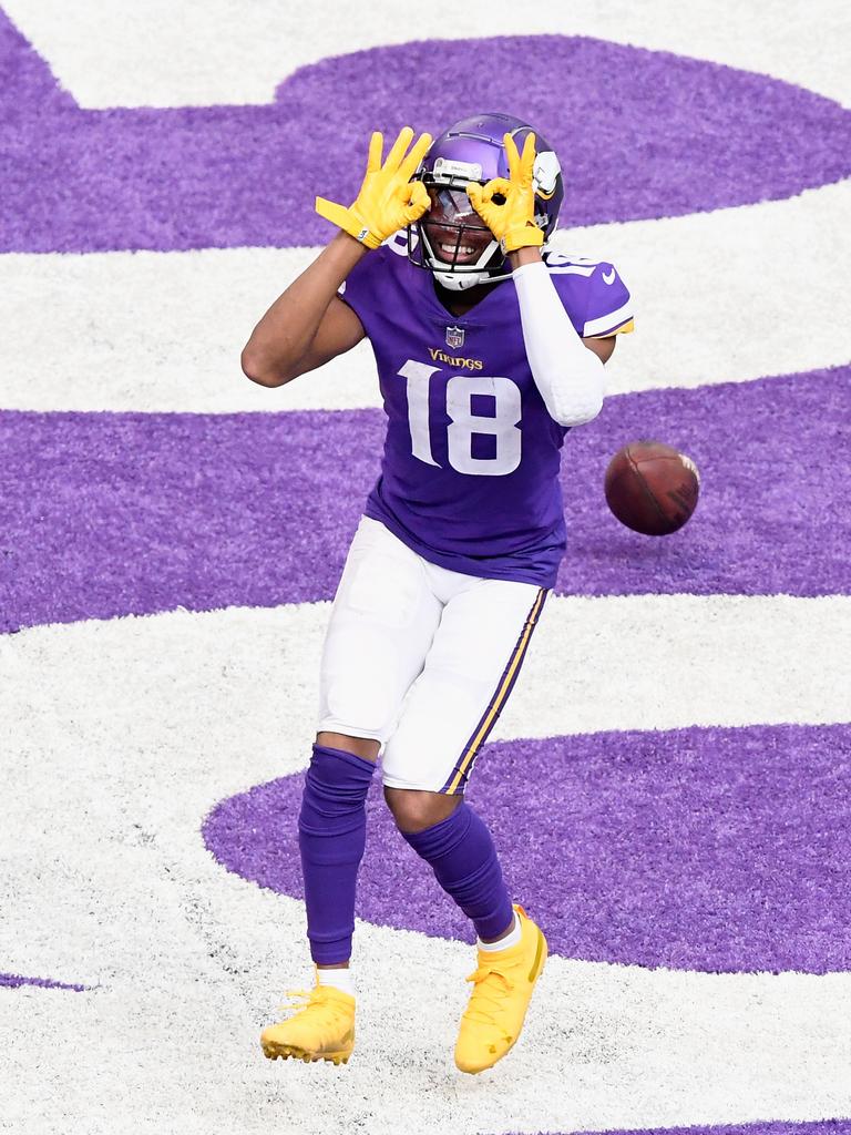 NFL star Justin Jefferson made the celebration famous. Picture: Getty