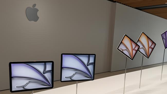 Apple's new range of AI-enabled iPads.