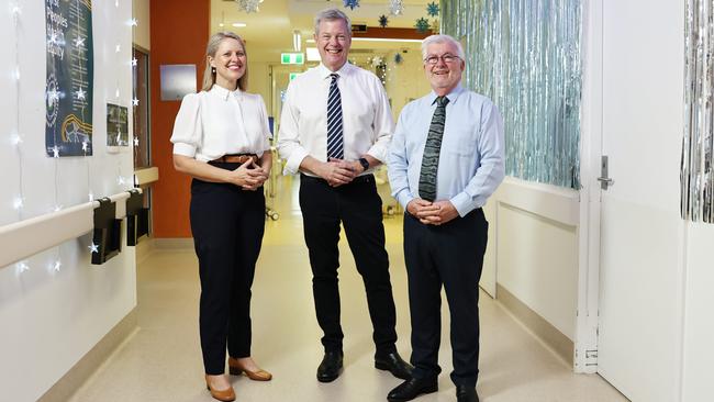 Queensland Health Minister Tim Nicholls has foreshadowed a need to spend more on mental health services in the Far North during his latest visit to Cairns. Picture: Brendan Radke