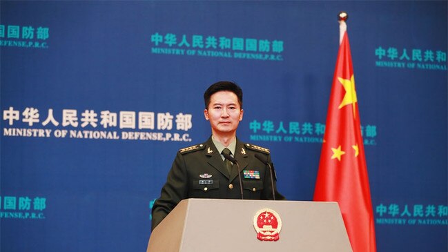 Chinese defence spokesman Senior Colonel Tan Kefei’s version of events have been rejected by the ADF.