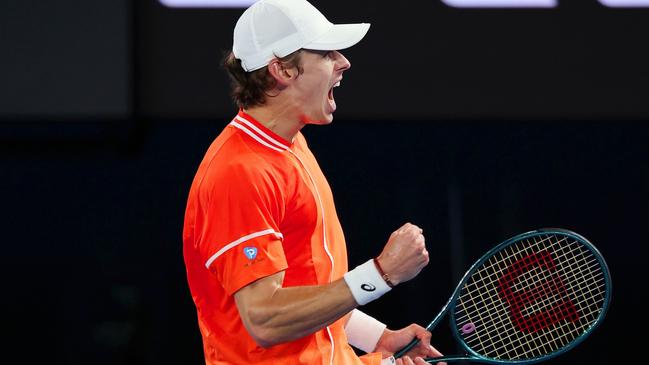 Aussie Alex de Minaur is through to the third round, and he’s nearly universally adored across the country. Picture: Cameron Spencer/Getty Images.